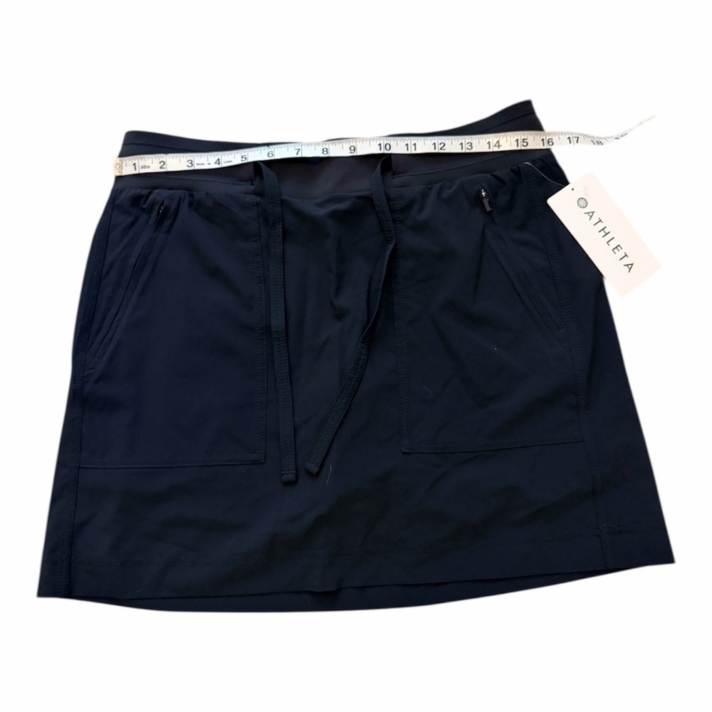ATHLETA Chelsea Cargo Skort Blsck size 10 NWT - Picture 4 of 5